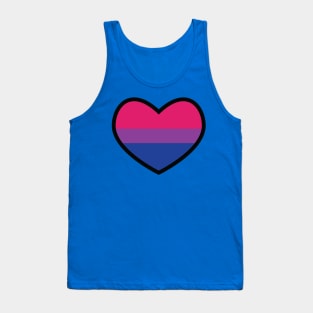Bisexual Flag Heart Tank Top